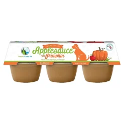 Green Coast Pet Unsweetened Applesauce Dog Treat with Pumpkin 24-oz