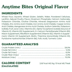 Greenies Anytime Bites Bite-Size Dog Dental Treats Original 10.3-oz