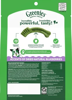 Greenies Blueberry Dog Dental Treats Teenie 12-oz 43 Count