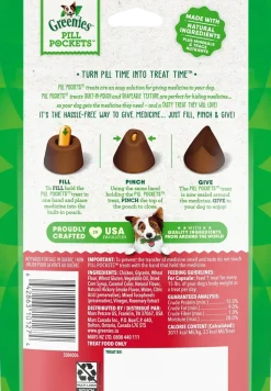 Greenies Capsule Pill Pockets Dog Treats Hickory Smoke 7.9-oz 30 Count
