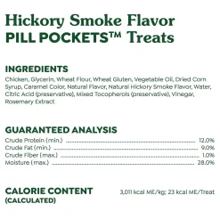 Greenies Capsule Pill Pockets Dog Treats Hickory Smoke 7.9-oz 30 Count