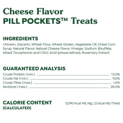 Greenies Capsule Pill Pockets Dog Treats Cheese 7.9-oz 30 Count