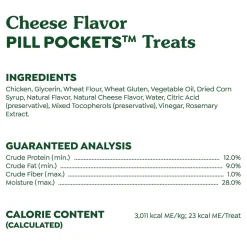 Greenies Capsule Pill Pockets Dog Treats Cheese 15.8-oz 60 Count