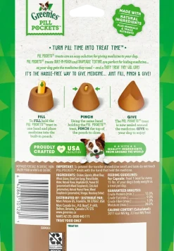 Greenies Capsule Pill Pockets Dog Treats Peanut Butter 7.9-oz 30 Count