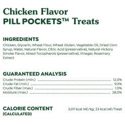 Greenies Capsule Pill Pockets Dog Treats Chicken 7.9-oz 30 Count