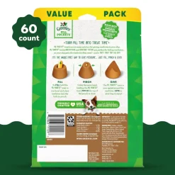 Greenies Capsule Pill Pockets Dog Treats Peanut Butter 15.8-oz 60 Count