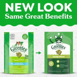 Greenies Feline Catnip Adult Cat Dental Treats 2.1-oz