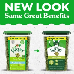 Greenies Feline Catnip Adult Cat Dental Treats 9.75-oz
