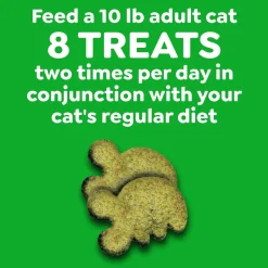 Greenies Feline Oven Roasted Chicken Adult Cat Dental Treats 21-oz
