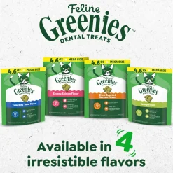 Greenies Feline Oven Roasted Chicken Adult Cat Dental Treats 2.1-oz