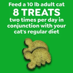 Greenies Feline Oven Roasted Chicken Adult Cat Dental Treats 9.75-oz