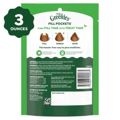 Greenies Feline Pill Pockets Cat Treats Salmon 3-oz 85 Count