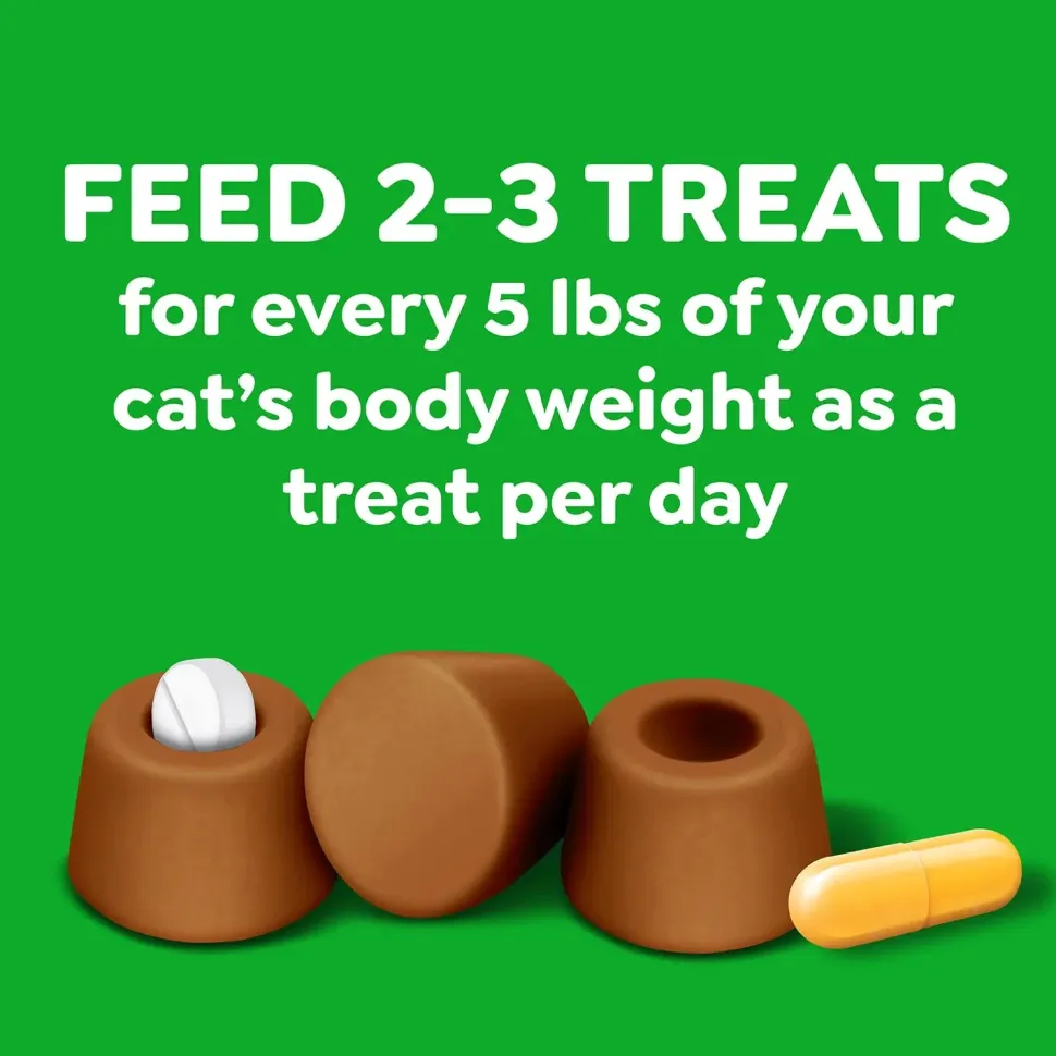 Greenies Feline Pill Pockets Cat Treats Salmon 3-oz 85 Count