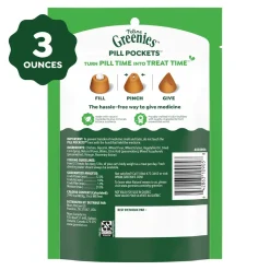 Greenies Feline Pill Pockets Cat Treats Chicken 3-oz 85 Count