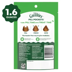 Greenies Feline Pill Pockets Cat Treats Salmon 1.6-oz 45 Count
