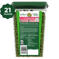 Greenies Feline Savory Salmon Adult Cat Dental Treats 21-oz