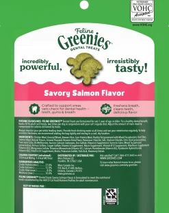 Greenies Feline Savory Salmon Adult Cat Dental Treats 4.6-oz