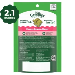 Greenies Feline Savory Salmon Adult Cat Dental Treats 2.1-oz