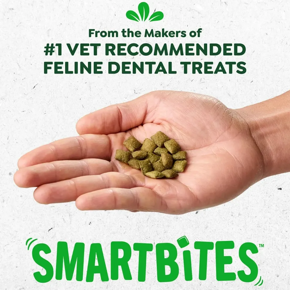Greenies Feline SmartBites Chicken Healthy Kitten Treats 16-oz