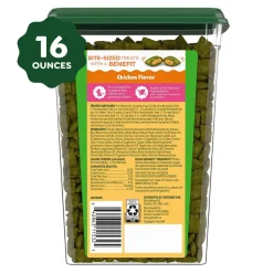 Greenies Feline SmartBites Chicken Healthy Kitten Treats 16-oz