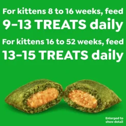 Greenies Feline SmartBites Chicken Healthy Kitten Treats 16-oz