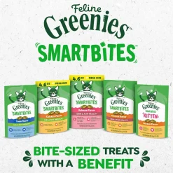 Greenies Feline SmartBites Chicken Healthy Kitten Treats 16-oz
