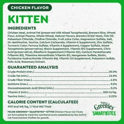 Greenies Feline SmartBites Chicken Healthy Kitten Treats 2.1-oz