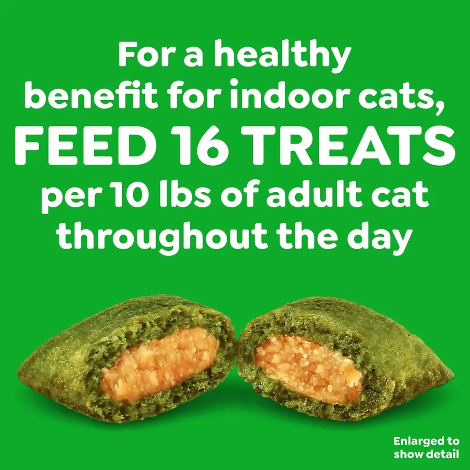 Greenies Feline SmartBites Healthy Indoor Chicken Cat Treats 2.1-oz