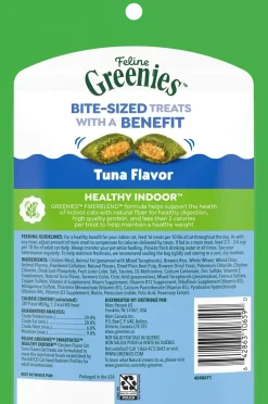 Greenies Feline SmartBites Healthy Indoor Tuna Cat Treats 4.6-oz