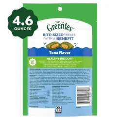 Greenies Feline SmartBites Healthy Indoor Tuna Cat Treats 4.6-oz