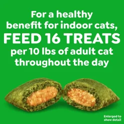 Greenies Feline SmartBites Healthy Indoor Tuna Cat Treats 4.6-oz