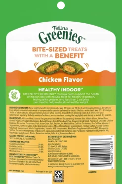Greenies Feline SmartBites Healthy Indoor Chicken Cat Treats 4.6-oz