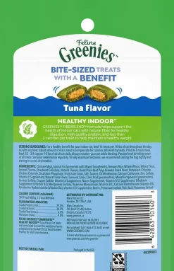 Greenies Feline SmartBites Healthy Indoor Tuna Cat Treats 2.1-oz