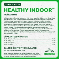 Greenies Feline SmartBites Healthy Indoor Tuna Cat Treats 2.1-oz