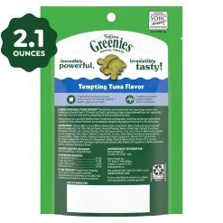 Greenies Feline Tempting Tuna Adult Cat Dental Treats 2.1-oz