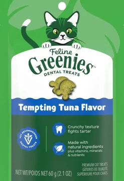 Greenies Feline Tempting Tuna Adult Cat Dental Treats 2.1-oz