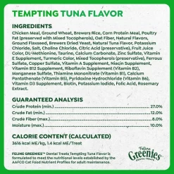 Greenies Feline Tempting Tuna Adult Cat Dental Treats 21-oz