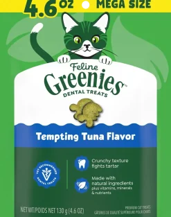 Greenies Feline Tempting Tuna Adult Cat Dental Treats 4.6-oz