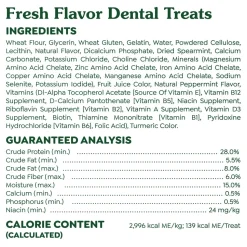 Greenies Fresh Dog Dental Treats Large 12-oz 8 Count