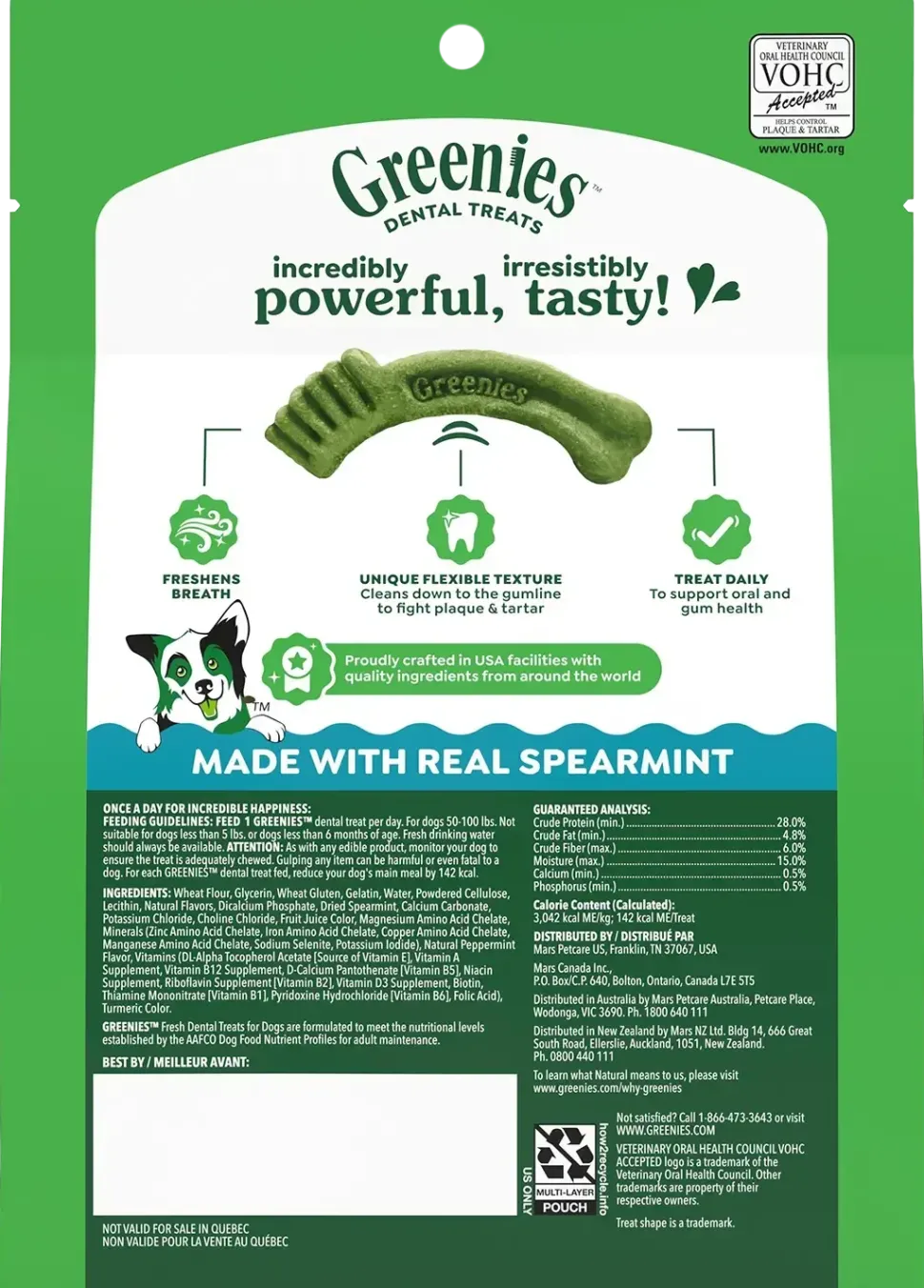 Greenies Fresh Dog Dental Treats Large 12-oz 8 Count
