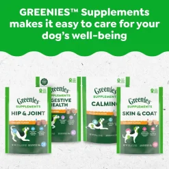Greenies Hip & Joint Supplement Soft Chews for Adult Dogs Chicken Flavor 30 Count 6.08-oz