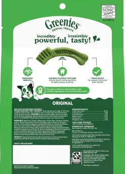 Greenies Original Dog Dental Treats Petite 12-oz 20 Count