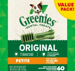 Greenies Original Dog Dental Treats Petite 36-oz 60 Count