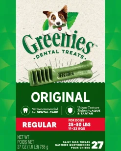 Greenies Original Dog Dental Treats Regular 27-oz 27 Count