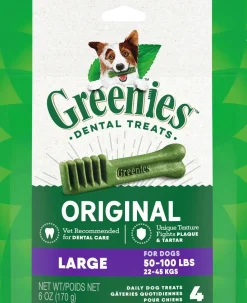 Greenies Original Dog Dental Treats Large 6-oz 4 Count