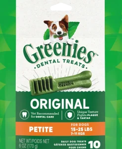 Greenies Original Dog Dental Treats Petite 6-oz 10 Count