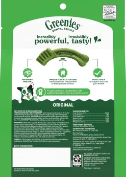 Greenies Original Dog Dental Treats Regular 12-oz 12 Count
