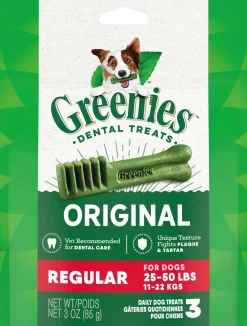 Greenies Original Dog Dental Treats Regular 3-oz 3 Count