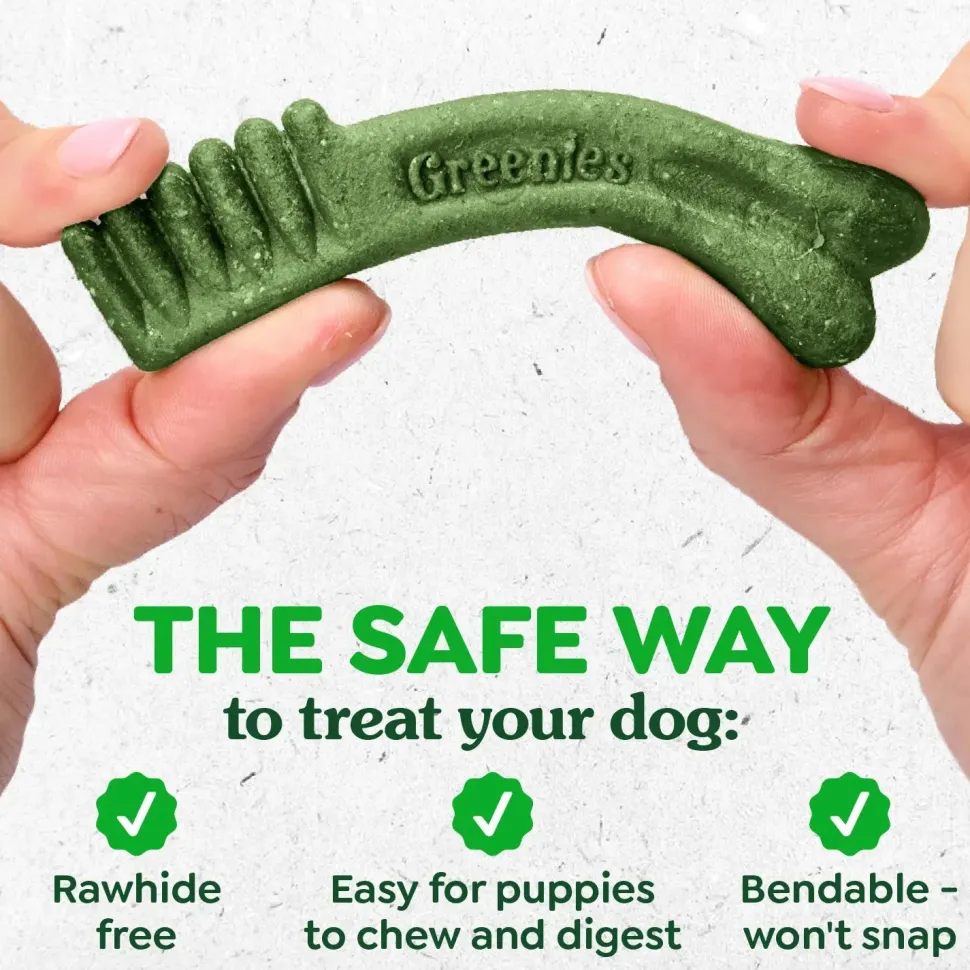 Greenies Puppy Dental Dog Treats Petite 10 Count 6-oz