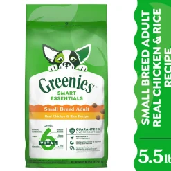 Greenies Smart Essentials Small Breed Adult Dry Dog Food Real Chicken & Rice Recipe 5.5-lb